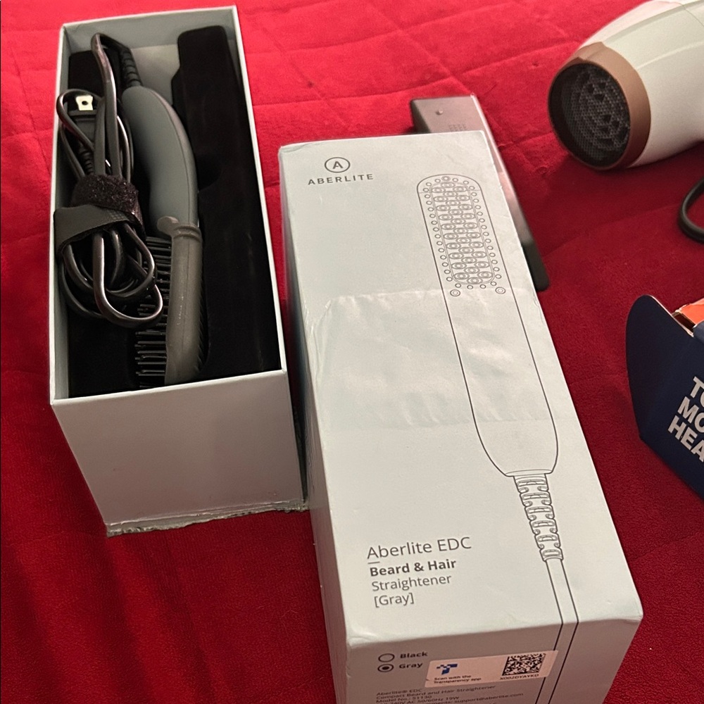 Black Aberlite beard and hair